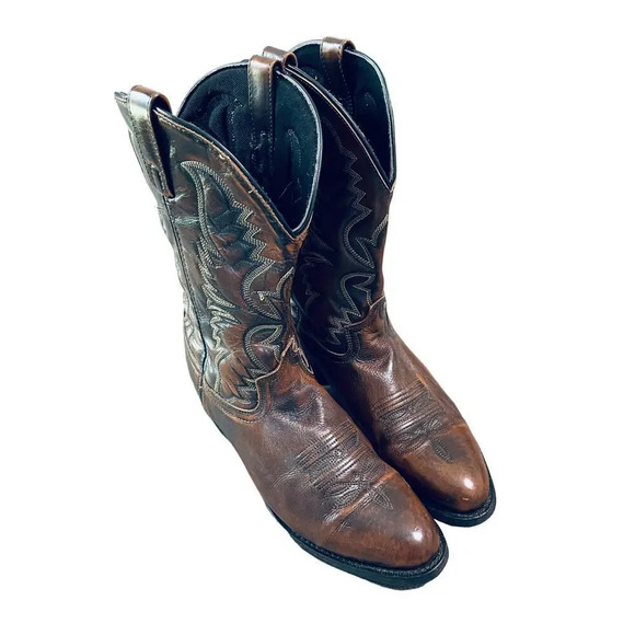 Laredo Other - Laredo Mens Pinehurst Western Boot 10 EW Brown Leather Cowboy